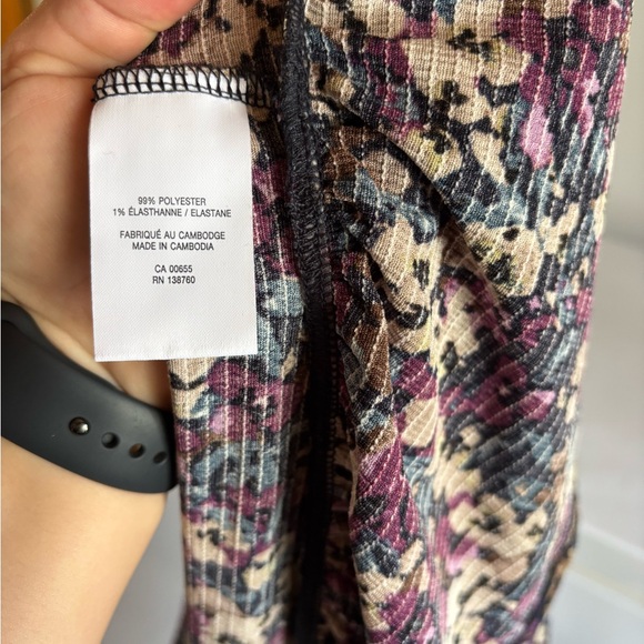 Reitmans floral print v neck dress size XL - stretch new with tags - Picture 6 of 6